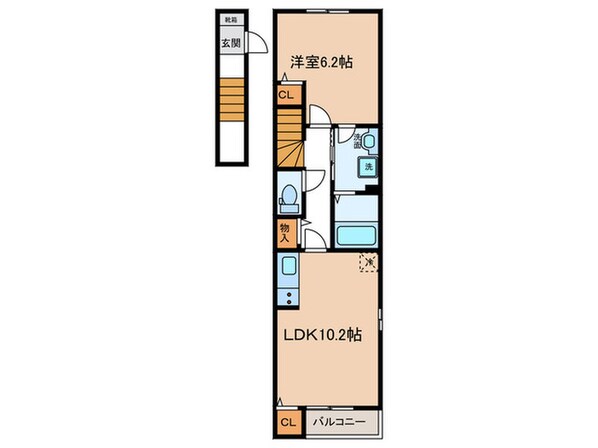 Kpuseの物件間取画像